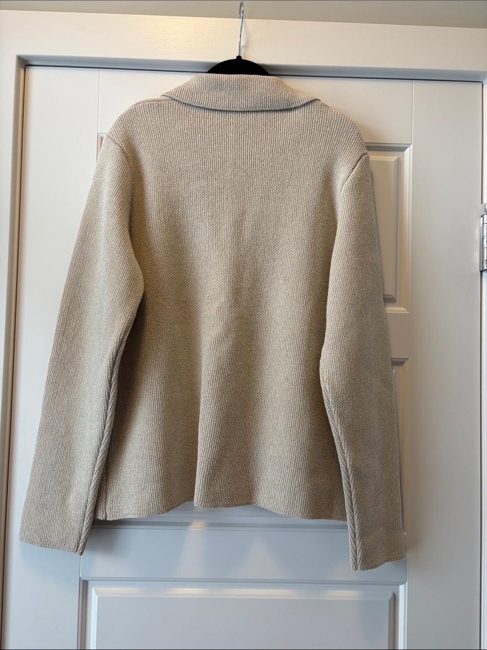 100% Merino Wool Aran Mor NWT Made in Ireland 🇮🇪 Cardigan size M. - Picture 7 of 10